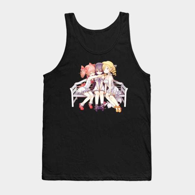 Madoka Magica Girls Tank Top by KokoroPopShop